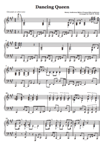 Dancing Queen sheet music