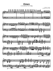 Prodigy Omen sheet music